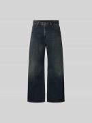Diesel Wide Fit Jeans mit Logo-Patch in Black, Größe 25