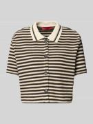 MAX&Co. Cardigan mit 1/2-Arm Modell 'ANDINA' in Offwhite, Größe XS