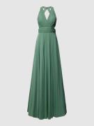 TROYDEN COLLECTION Abendkleid mit Taillenband in Mint, Größe 40