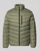 Tom Tailor Denim Regular Fit Steppjacke mit vertikaler Reißverschlussb...