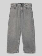Jack & Jones Jeans mit Eingrifftaschen Modell 'ALEX' in Dunkelgrau, Gr...