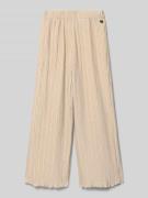 Guess Hose mit weitem Bein und elastischem Bund in Sand, Größe 140