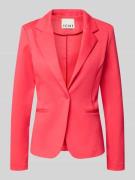 ICHI Regular Fit Blazer mit Viskose-Anteil Modell 'Kate' in Neon Pink,...