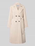 Pieces Regular Fit Trenchcoat mit Taillengürtel zum Binden Modell 'SCA...