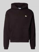 Lacoste Regular Fit Hoodie aus reiner Baumwolle in Schoko, Größe L