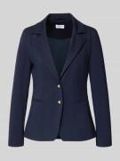Marella Slim Fit Blazer aus Viskose-Mix Modell 'Ritmo' in Marine, Größ...