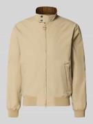 Barbour Regular Fit Blouson mit Stehkragen Modell 'Royston' in Stein, ...