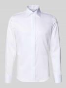 SEIDENSTICKER Slim Fit Business-Hemd aus Baumwolle mit Kentkragen in W...
