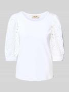 MOS MOSH T-Shirt mit 1/2-Ärmel Modell 'Puffy' in Weiss, Größe M