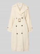 Jake*s Casual Mantel mit Reverskragen in Ecru, Größe 34
