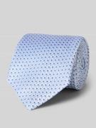 OLYMP Seidenkrawatte im Allover-Look (7,5 cm) in Bleu, Größe 1