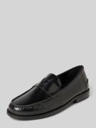 Guess Loafer aus echtem Leder Modell 'Rossio' in Black, Größe 40