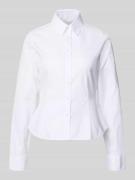 Guess Jeans Slim Fit Bluse mit Knopfleiste in Weiss, Größe L