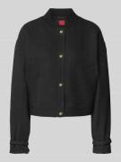 HUGO Oversized Blazer in Bouclé-Optik Modell 'ASENSE-1' in Black, Größ...