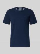 Lacoste Regular Fit T-Shirt aus Baumwoll-Mix in Blau, Größe L