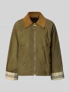 Barbour Blouson aus reiner Baumwolle Modell 'CAITLIN' in Oliv, Größe 3...