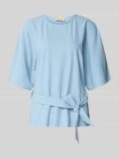 MOS MOSH Relaxed Fit Bluse aus Viskose-Mix Modell 'Rikas' in Hellblau ...
