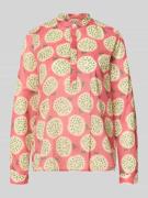 0039 Italy Regular Fit Bluse mit Knopfleiste Modell 'JANE' in Pink, Gr...