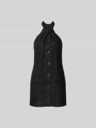 Iro Minikleid aus Baumwoll-Mix in Black, Größe 36