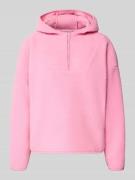 Noisy May Hoodie aus Teddyfell Modell 'COZY' in Rosa, Größe L