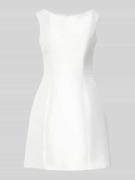 Luxuar Brautkleid aus Satin in Minilänge in Offwhite, Größe 34