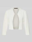 Vera Mont Bolero mit offener Vorderseite in Offwhite, Größe 42