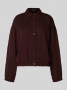 OPUS Relaxed Fit Bluse mit elastischem Bund Modell 'fynamo' in Dunkelb...