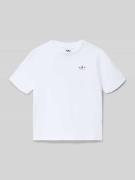 adidas Originals Regular Fit T-Shirt aus reiner Baumwolle in Weiss, Gr...