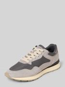 HOFF Sneaker aus Leder-Mix Modell 'City' in Mittelgrau, Größe 40