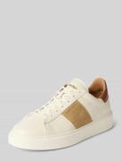 Woolrich Sneaker aus Leder mit Schnürung in Offwhite, Größe 40