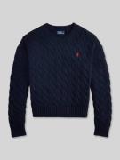Polo Ralph Lauren Regular Fit Strickpullover aus reiner Baumwolle in M...
