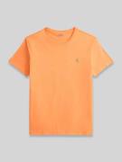Polo Ralph Lauren Regular Fit T-Shirt aus reiner Baumwolle in Orange, ...