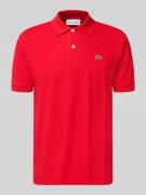 Lacoste Regular Fit Poloshirt aus reiner Baumwolle in Rot, Größe L