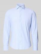 SEIDENSTICKER Slim Fit Business-Hemd mit Haikragen in Bleu, Größe 38