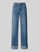 MOS MOSH Wide Fit Jeans mit fixierten Beinabschlüssen Modell 'Dara' in...