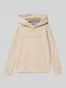 Jack & Jones Hoodie mit Label-Detail Modell 'ESTAR' in Ecru, Größe 140