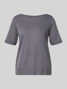 Marc O'Polo Regular Fit T-Shirt aus Lyocell-Baumwoll-Mix in Anthrazit,...