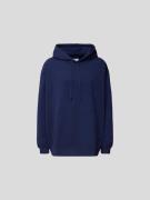 MM6 Maison Margiela Oversized Hoodie aus Baumwoll-Mix in Dunkelblau, G...