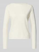 ZABAIONE Regular Fit Pullover aus Viskose-Mix Modell 'Grace' in Offwhi...
