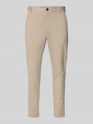 Lindbergh Cropped Hose mit Eingrifftaschen in Sand, Größe L