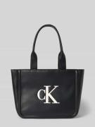 CK Calvin Klein Tote Bag in Leder-Optik in Black, Größe 1