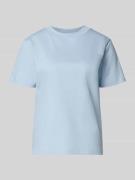 Jake*s Casual T-Shirt mit Rundhalsausschnitt in Hellblau, Größe L