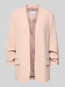 Jake*s Collection Blazer mit Pattentaschen in Hellrosa, Größe 32