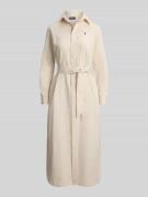 Polo Ralph Lauren Tailliertes Hemdblusenkleid aus reiner Baumwolle in ...