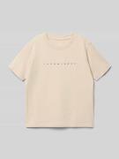 Jack & Jones Regular Fit T-Shirt mit Logo-Print Modell 'Estar' in Ecru...