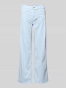 Cambio Cropped Jeans mit Bügelfalten und Eingrifftaschen in Hellblau, ...