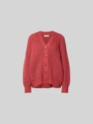 Joseph Oversized Wolljacke mit Kaschmir-Anteil in Hellrot, Größe L