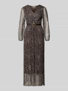 ZABAIONE Midikleid mit Gürtel Modell 'Ka44iriaa' in Dunkelbraun, Größe...
