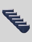 Sloggi Slip mit elastischem Bund in Marine, Größe S