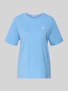 s.Oliver RED LABEL Regular Fit T-Shirt aus reiner Baumwolle in Ocean, ...